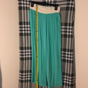 Long Teal Pants